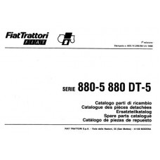 Fiat 880-5 - 880DT-5 Parts Manual